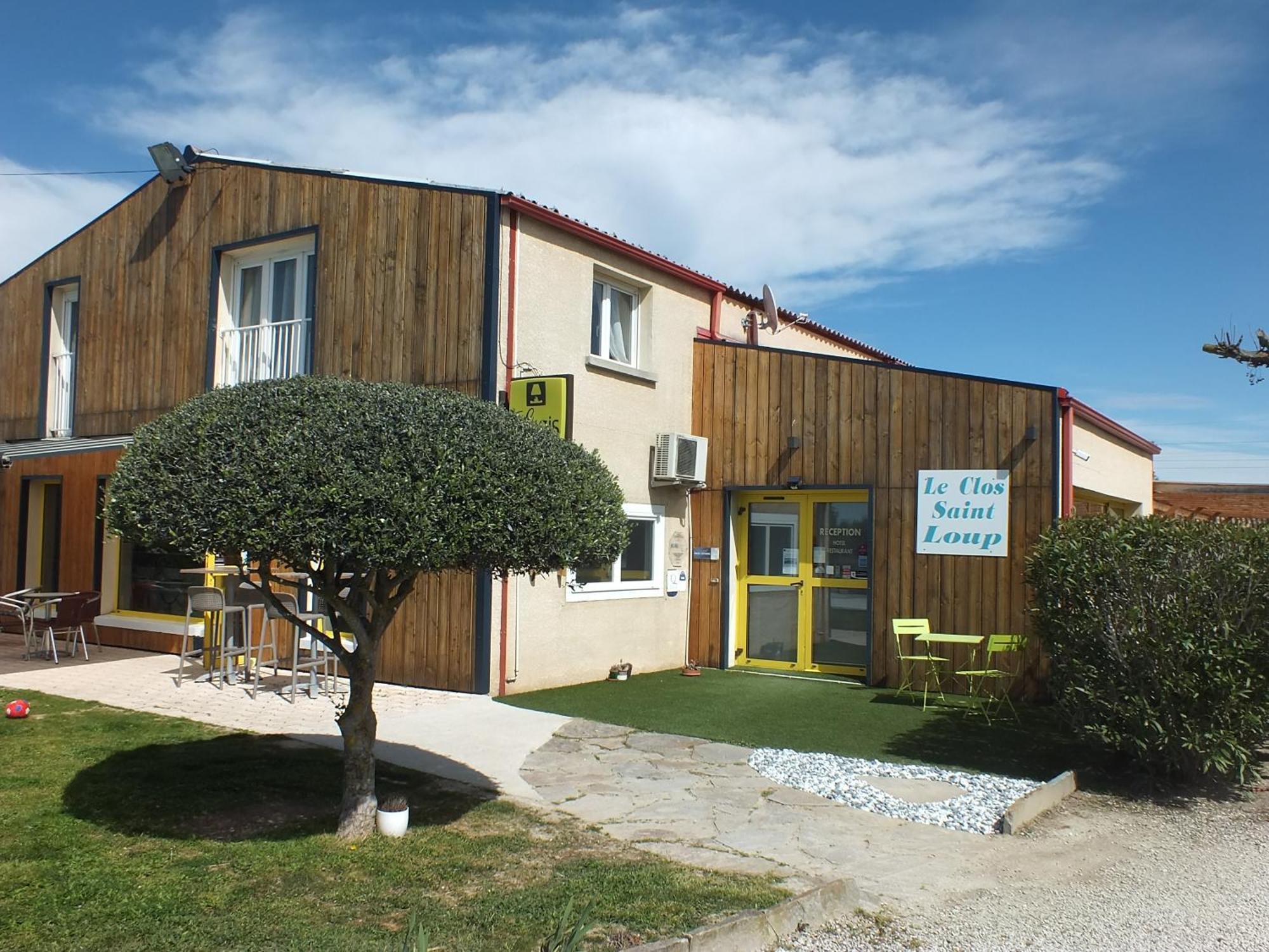 Logis Hotel Restaurant Le Clos Saint Loup Bram Экстерьер фото