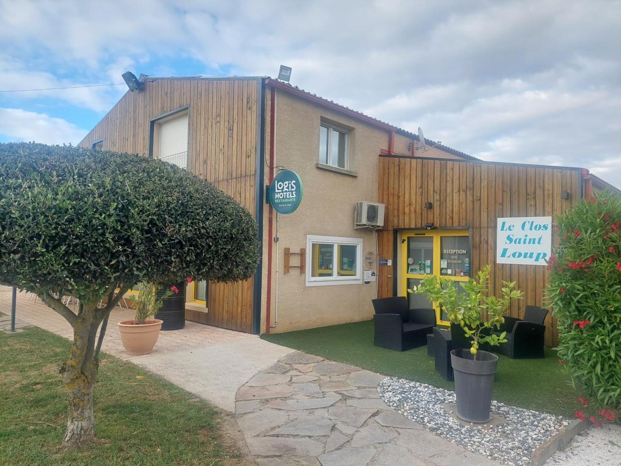 Logis Hotel Restaurant Le Clos Saint Loup Bram Экстерьер фото